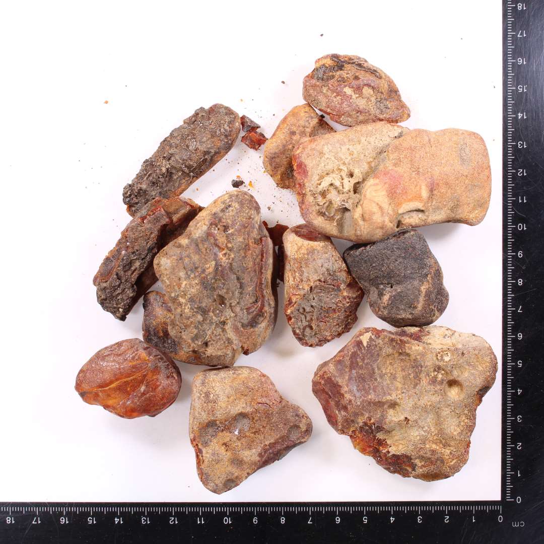 Uforarbejdet�rav. Forkullet