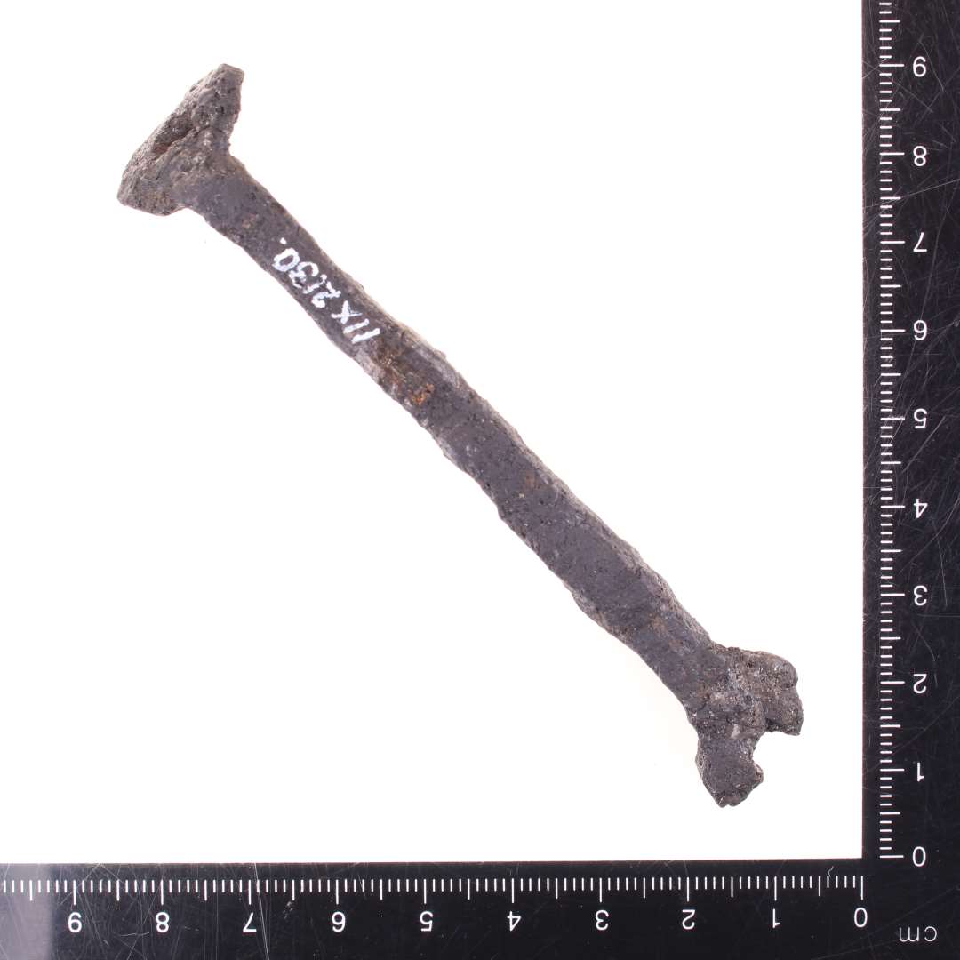 Jernn�gle. L�ngde: 10,5 cm., Konserveret