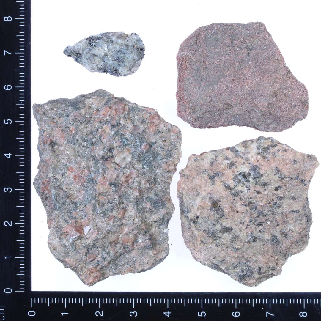 forskellig typer bjergarter