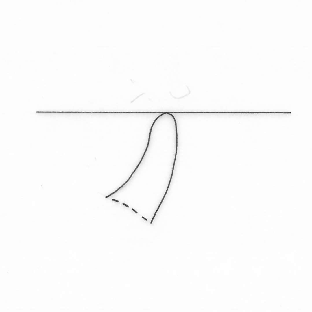 4 mundingsrandsk�r af gr�t og brunligt magret lergods fra kar med glat udadb�jet rand med meget svag halsmarkering. Gr. 4.