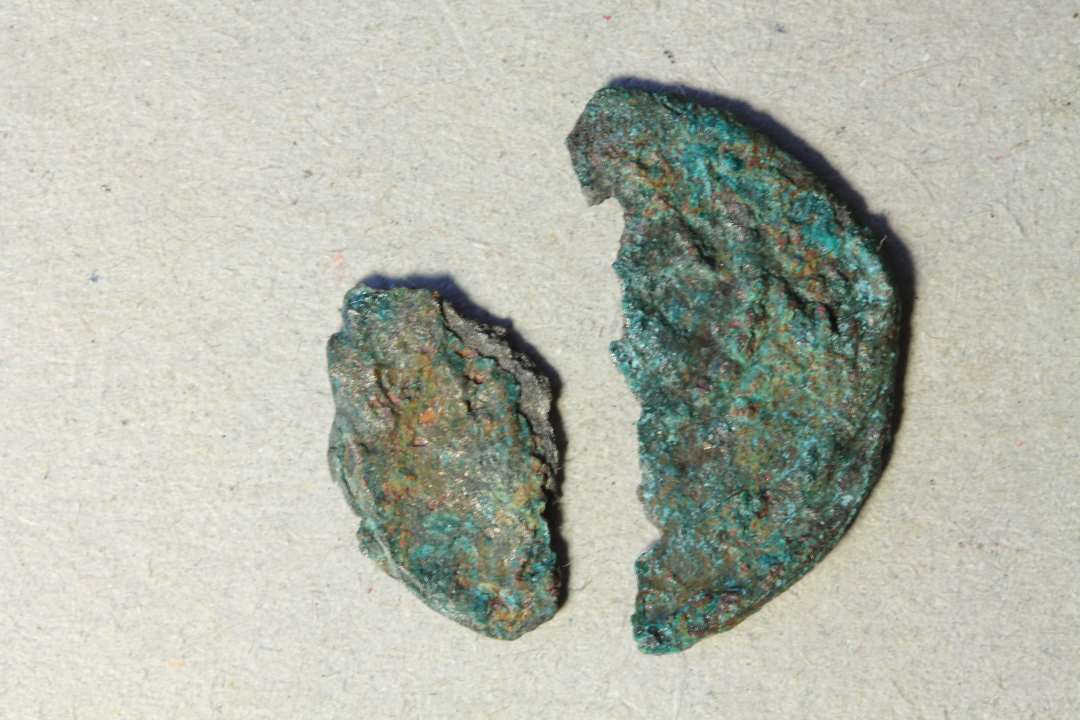 Penning, Valdemar II, rigsm�nt 1234-1255, Hbg. 42b. I to dele