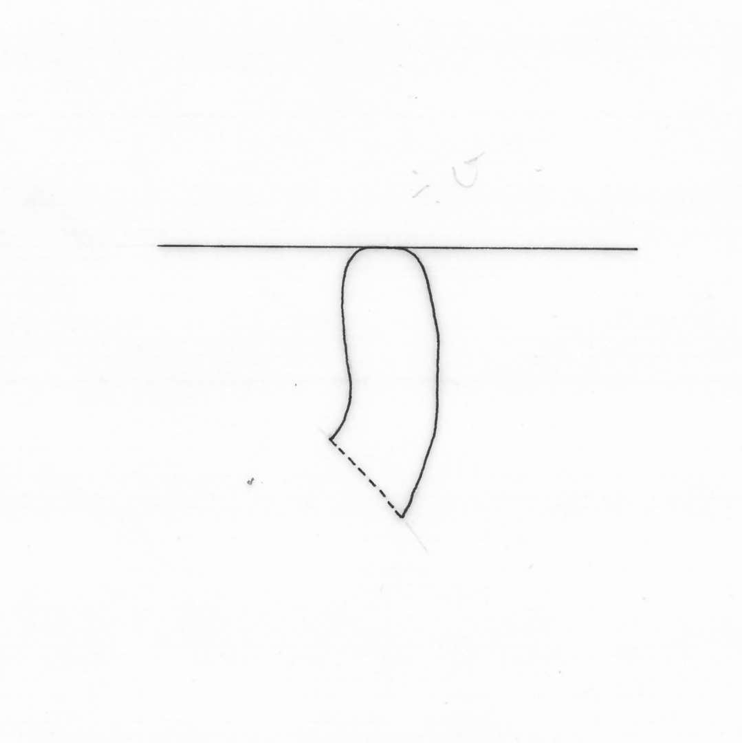 2 randsk�r af gr�br�ndt, grovt magret, med afrundet rand, gruppe 4.�( Det ene sk�r sammensat af to ).