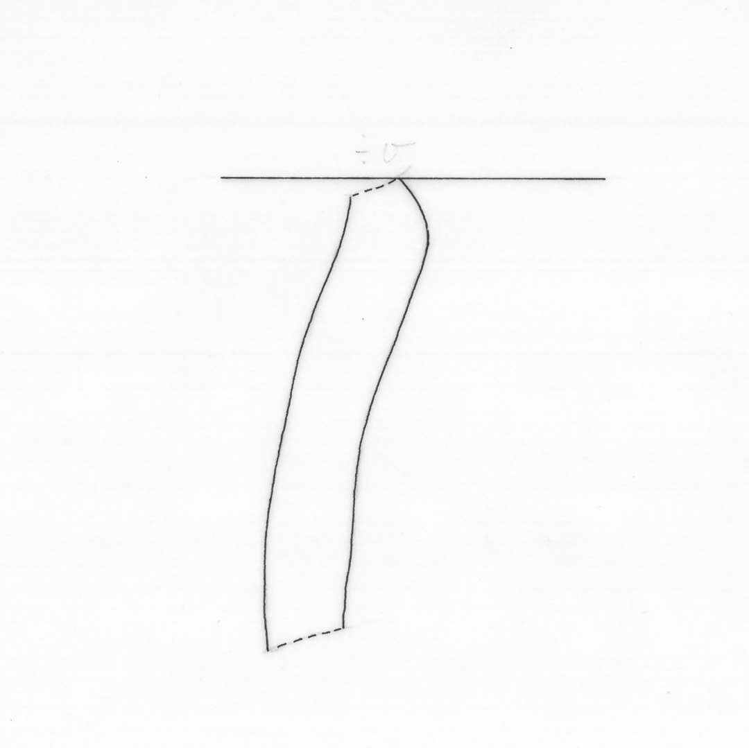 31 sidesk�r af groft magret, gr�br�ndt lergods, gruppe 4. 1 af sk�rene sammenlimet med D4857. 