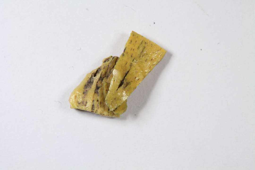 2 stk. splint, uigennemsigtig gul