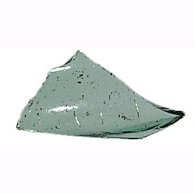 Sidesk�r af tragtb�ger med vulst. Tykkelse: 0,90 mm., Diameter: 7,5 cm., Svagt gr�n, sk�rst�rrelse 1,8 cm.Diameteren er bugkn�kket p� tragtb�geret