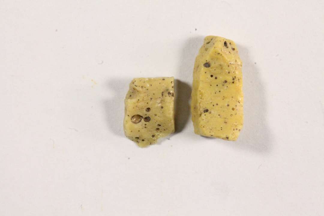 Tessera, uigennemsigtig gul, 2 stk.