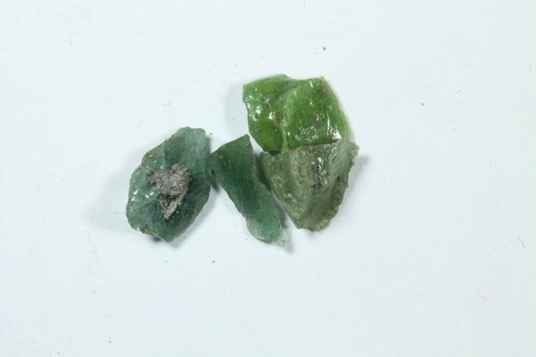 4 stk. splint, uigennemsigtig gr�n