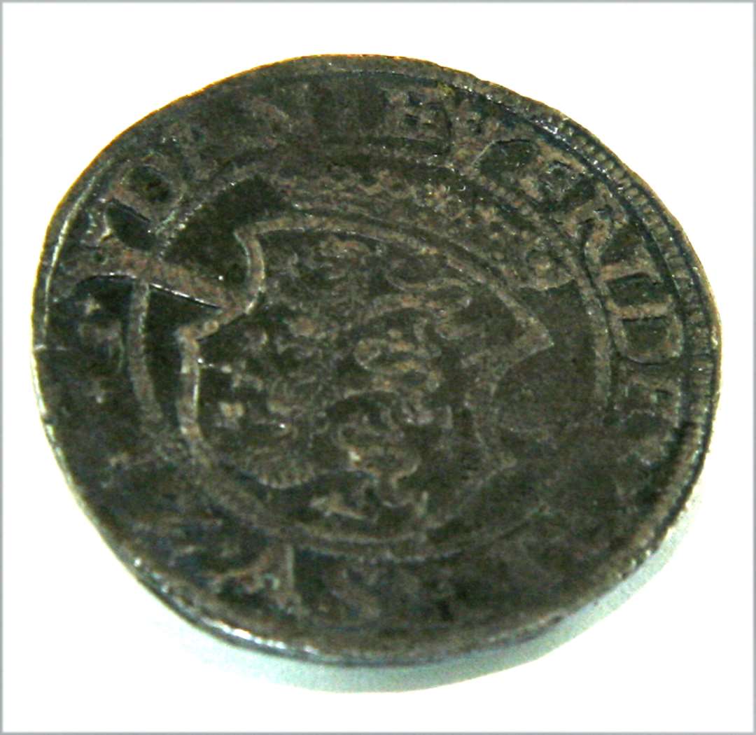 S�lvmynt, 1 marck Danske 156(2), Fredericus D.G. Danie - Norwegie. Slavo.Gotor.Q.Rex.